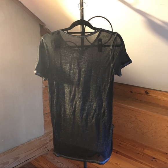 The Beatles Black Sheer Abbey Road Band Tee, EUC, S - Picture 2 of 10